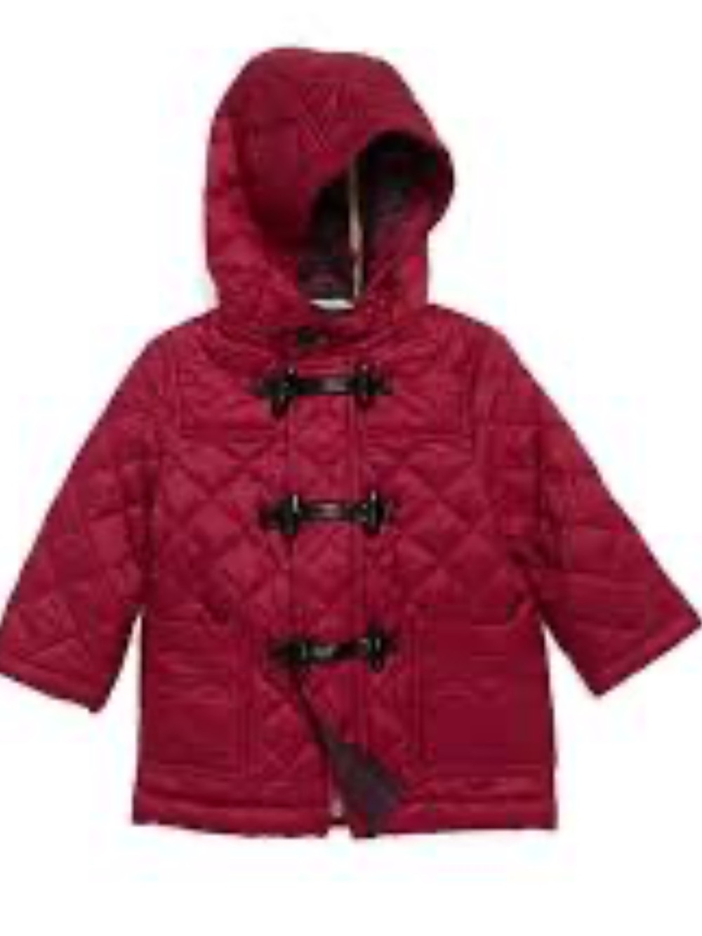 BURBERRY kids quilted jacket magenta